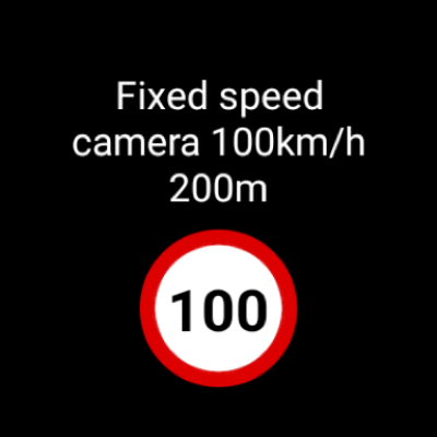 Screenshot of the application Speed cameras - #10