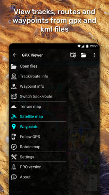 Screenshot of the application GPX Viewer - #1