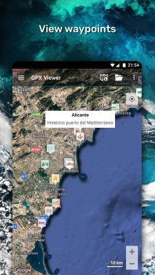 Screenshot of the application GPX Viewer - #4