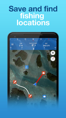 Screenshot of the application Fishing Points: Fishing & GPS - #6
