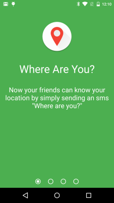 Screenshot of the application Where are you? - #1