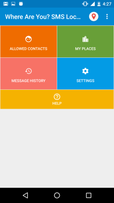 Screenshot of the application Where are you? - #5