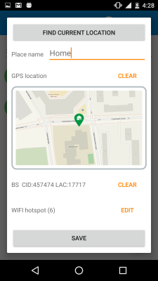 Screenshot of the application Where are you? - #7