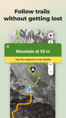 Screenshot of the application Wikiloc Outdoor GPS navigation - #2