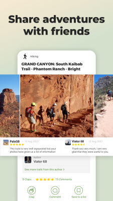 Screenshot of the application Wikiloc Outdoor GPS navigation - #7