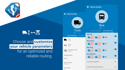 Screenshot of the application MapFactor Navigator Truck Pro - #2