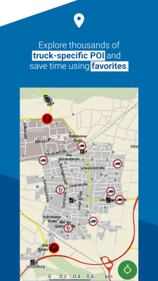 Screenshot of the application MapFactor Navigator Truck Pro - #6