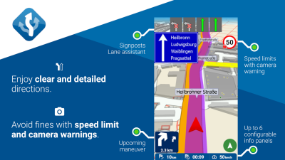 Screenshot of the application MapFactor Navigator - #2