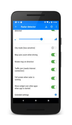 Screenshot of the application Speed Camera Detector - #5