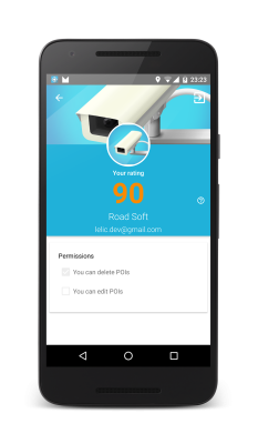 Screenshot of the application Speed Camera Detector - #7