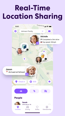 Screenshot of the application Life360 - find friends and family - #1