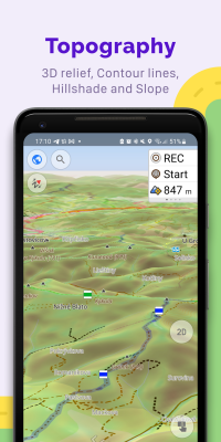 Screenshot of the application OsmAnd — Maps & GPS Offline - #3