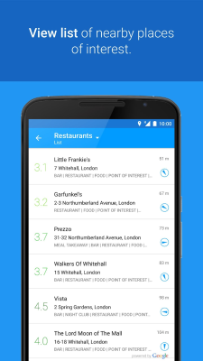 Screenshot of the application The World Around Me ( WAM ) - #5