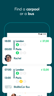 Screenshot of the application BlaBlaCar - Find a hitchhiker - #2