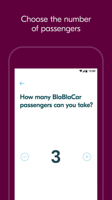 Screenshot of the application BlaBlaCar - Find a hitchhiker - #5