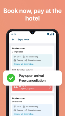 Screenshot of the application ZenHotels - #4