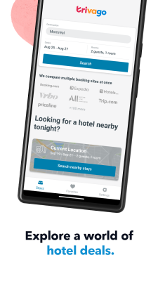 Screenshot of the application trivago - #2