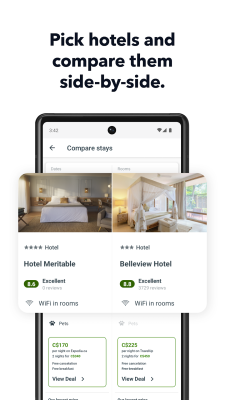 Screenshot of the application trivago - #6