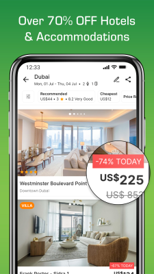 Screenshot of the application Wego - Hotels & Flights - #3
