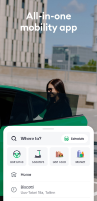 Screenshot of the application Bolt: Book a ride - #2