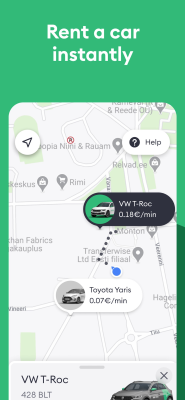 Screenshot of the application Bolt: Book a ride - #5