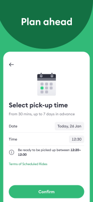 Screenshot of the application Bolt: Book a ride - #7