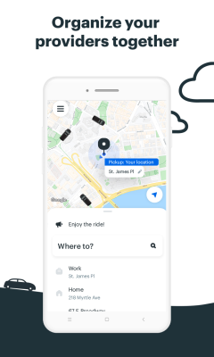 Screenshot of the application Gett: delivery and cab in one - #1