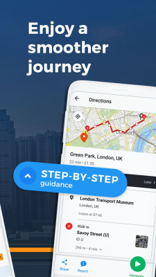 Screenshot of the application Moovit: Bus & Train Schedules - #7