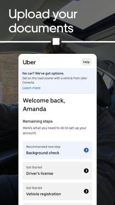 Screenshot of the application Uber Driver - #5