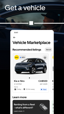 Screenshot of the application Uber Driver - #6
