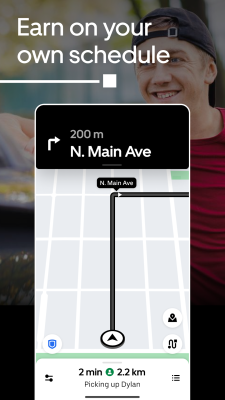 Screenshot of the application Uber Driver - #8