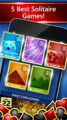 Screenshot of the application Microsoft Solitaire Collection - #1