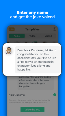 Screenshot of the application Parodist - #4