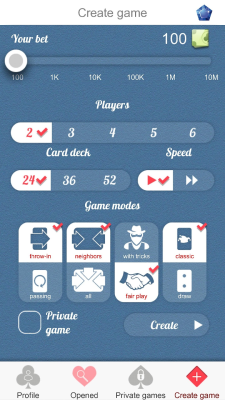 Screenshot of the application Durak Online - #2