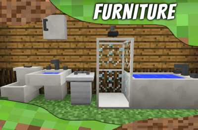 Screenshot of the application Furniture mod. Furniture mod for Mynecraft PE (MKPE) - #2