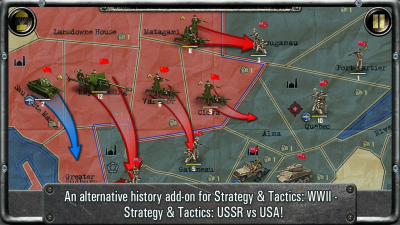 Screenshot of the application Strategy & Tactics: USSR vs USA - #1