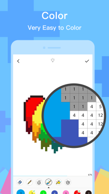 Screenshot of the application PixelDot - Coloring by Number - #2