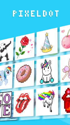 Screenshot of the application PixelDot - Coloring by Number - #6