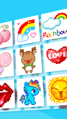 Screenshot of the application PixelDot - Coloring by Number - #7