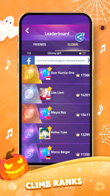 Screenshot of the application Magic Tiles 3 - #4