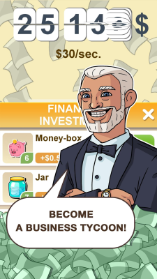 Screenshot of the application Dirty Money: rich get richer! - #2