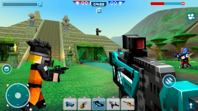 Screenshot of the application Blocky Cars Online - #3