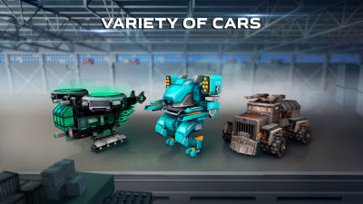 Screenshot of the application Blocky Cars Online - #4