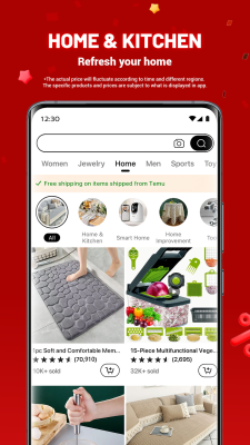 Screenshot of the application Temu - #3