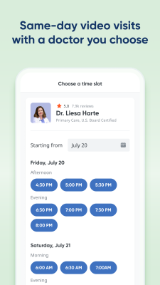 Screenshot of the application HealthTap - #2