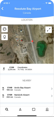 Screenshot of the application METAR Reader - #5