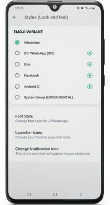 Screenshot of the application JTWhatsApp - #4