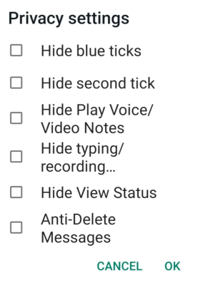 Screenshot of the application FM WhatsApp - #6