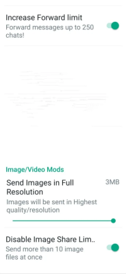 Screenshot of the application FM WhatsApp - #9