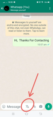 Screenshot of the application FM WhatsApp - #11
